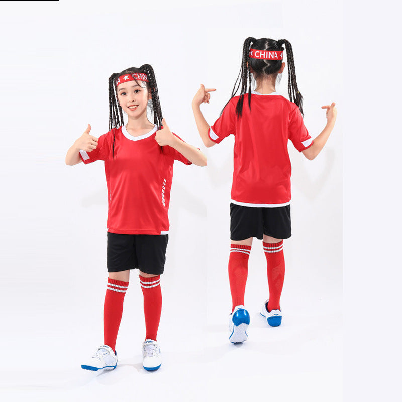 Kids Soccer Jersey Set for Training and Competitions