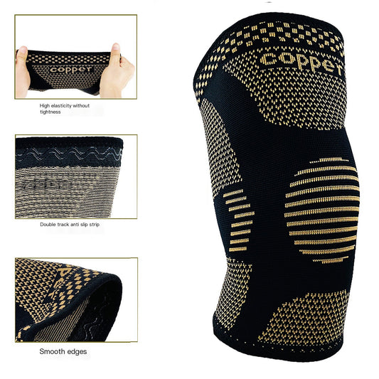 Outdoor Cycling Basketball Copper Ion Knee Sleeve