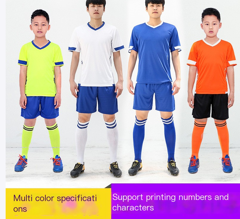 Kids Soccer Jersey Set for Training and Competitions